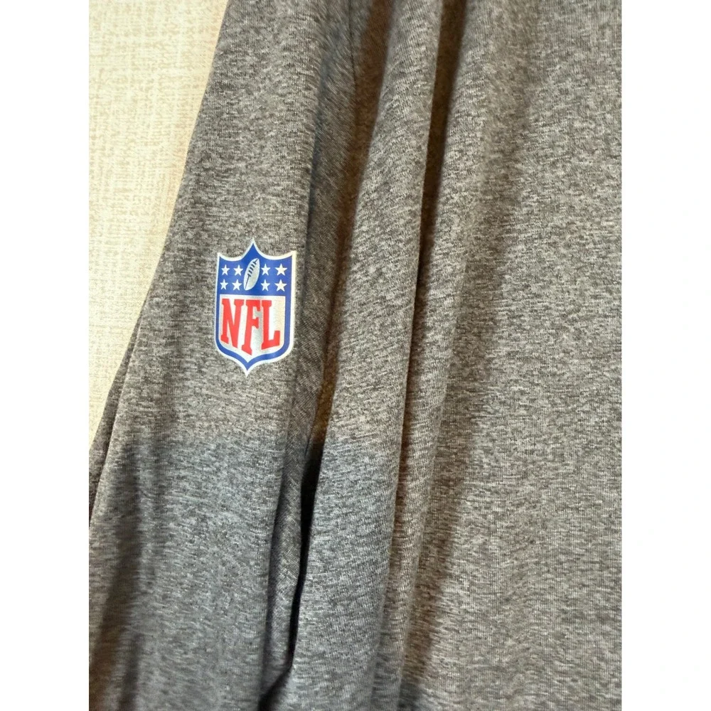 Nike NFL New York Giants Dri-FIT Long Sleeve Shirt Mens 4XL Gray Heathered NYG